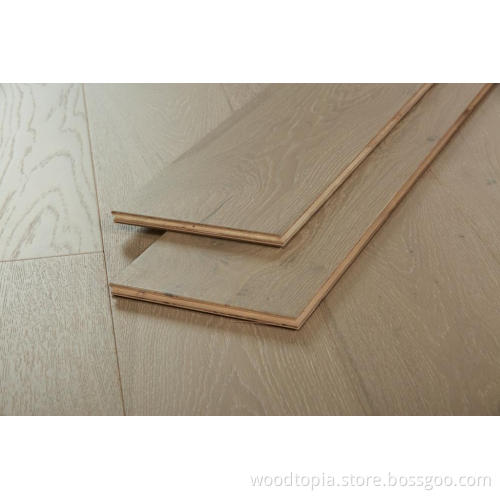 Engineered European oak wooden flooring matte gloss